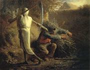 Jean Francois Millet Death and the woodcutter oil on canvas